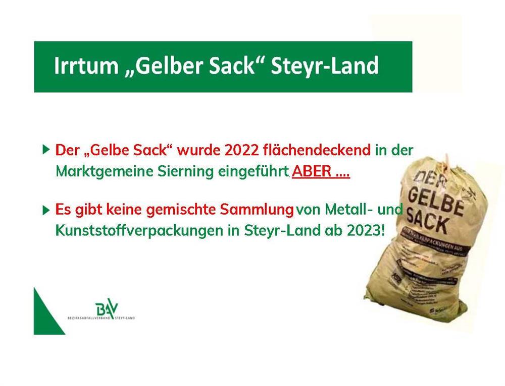 Gelber Sack 2023