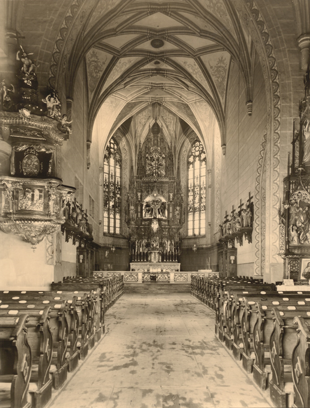 Kircheninneres von 1905 bis 1969