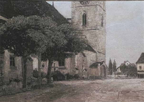 Ölbild Kirche